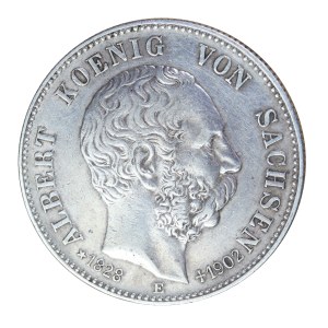 2 marks 1902, posthumous, Saxony