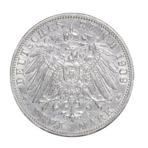 3 marks 1909, Baden