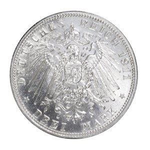 3 marki 1911 r., Bawaria