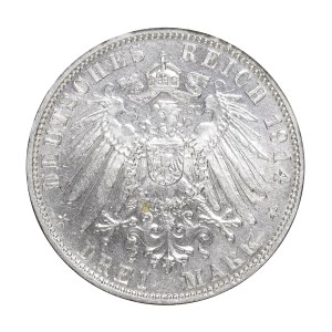 3 marki 1914 r., Bawaria