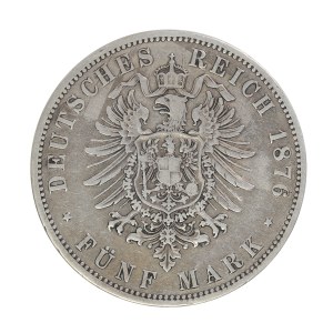 5 marks 1876, Prussia