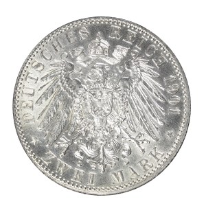2 marks 1901, Prussia