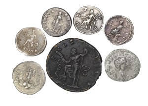 Set of 7 copies (museum) from the 19th century, Roman Empire
