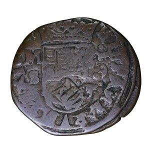 16 maravedis 1664 r., Hiszpania, Filip IV