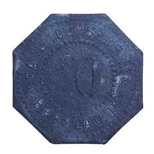 10 fenigs, Breslau, Carl Tuchscherer