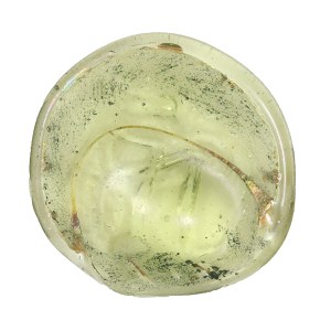 Dominal glass token, monogram