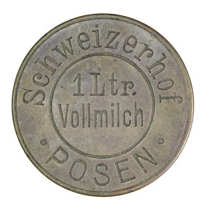 Token for 1 liter of milk, Poznań