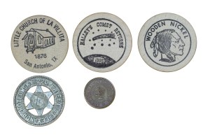 Set of 5 tokens, United States