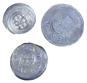 Set of 3 copies of coins of Bolewslaw the Wrymouth