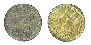 2 copies of the denarius of Wladyslaw Lokietek
