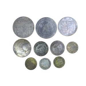 Zestaw 10 szt. kopii rzadkich monet Zygmunta II Augusta