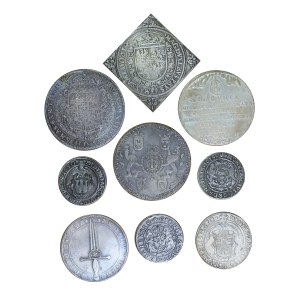 Zestaw 9 szt. kopii rzadkich monet Zygmunta III Wazy