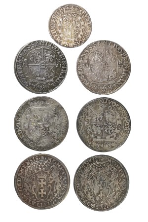 Set of 7 copies of rare coins - Stefan Batory