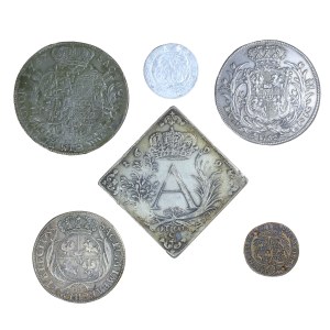 Set of 6 copies of Saxon era coins