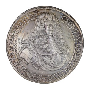 Beautiful copy of one and a half thalers 1675, posthumous, George Wilhelm, Silesia, Duchy of Legnicko-Brzesko-Wolow