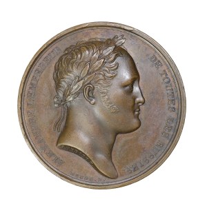 France, Alexander I, 1814, medal commemorating Alexander I's visit to Paris in 1814,
