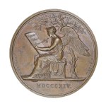 Medal commemorating the stay of Tsar Alexander I in Paris in 1814, minted after Napoleon