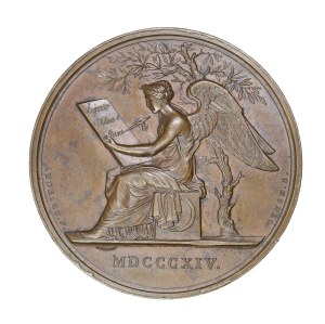 France, Alexander I, 1814, medal commemorating Alexander I's visit to Paris in 1814,