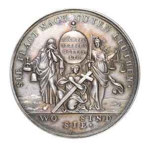 Medal - Dolny Śląsk, 1707 r., wolność wyznania na Śląsku