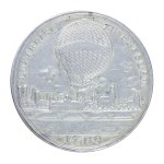 Medal - Breslau, 1789, Balloon flight over Breslau taken by Jean Pierre Francois Blanchard