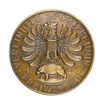 Medal - Silesia, Gozdnica (German: Freiwaldau), medal on the occasion of the 10th anniversary of the activities of the sports club