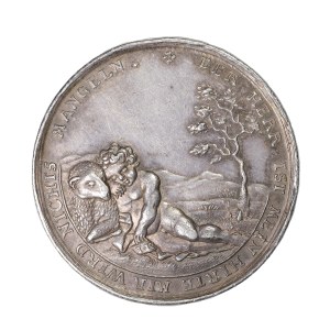 Medal - Silesia, religious theme, by J. Kittel