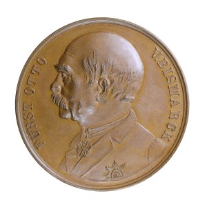 Medal 16.09.1894, Otto von Bismarck, in tribute from the Province of Poznan
