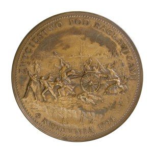 Medal - Tadeusz Kosciuszko, victory at Raclawice on 4.04.1794, medal from 1984, issued by PTAiN