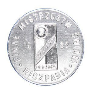 Medal o tematyce sportowej - Finał Mistrzostw Świata w Piłce Nożnej - Hiszpania 1982 r.