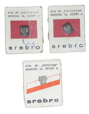 Set of 3 eagles on a pin