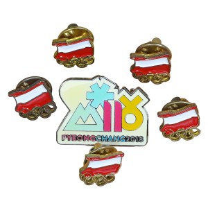 Set of 6 pins - PKOL