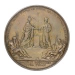 STARGARD, SZCZECIN. Medal from 1848 on the occasion of the 200th anniversary of the Peace of Westphalia, dividing Pomerania into Prussian and Swedish parts