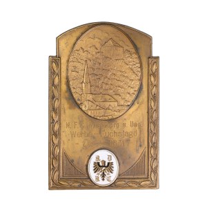 Placard 1931. - Jelenia Góra, souvenir of a fox hunt on 26.04.1931.