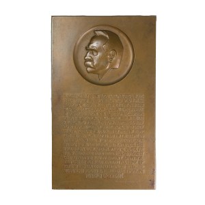Plakieta - marszałek Józef Piłsudski, II RP