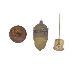 Set of 3 artifacts related to pre-war Gdansk.
