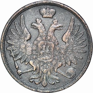 Russische Teilung, 3 Kopeken 1858 BM, Warschau
