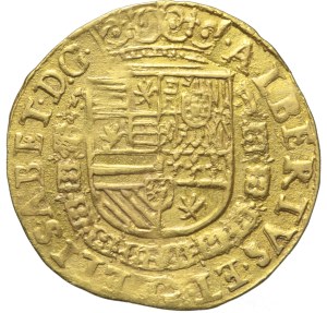 Belgien, Brabant, Albert und Isabella, Double albertin 1603, Antwerpen, schön