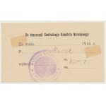 Brick Tax for the Fund of the National Supreme Council (NRN) 1916.