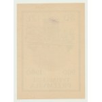 Brick, 50 zloty 1960, stamped for 1 zloty, Przemyśl millennium, very rare