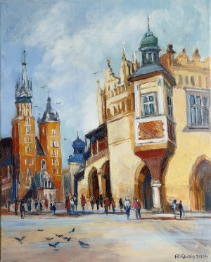 Renata Kulig- Radziszewska, On the Market Square in Krakow