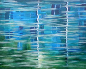 Maria Janiga, The city looks through the water, From the series reflections