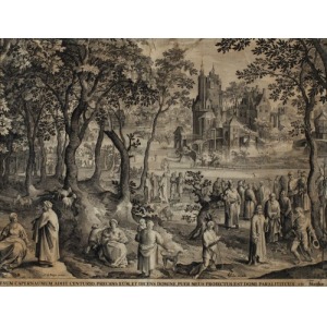 Nicolaes de BRUYN, SPOTKANIE JEZUSA Z SETNIKIEM Z KAFARNAUM, 1652