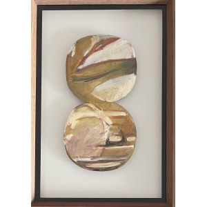 Jan Berdyszak ( 1934 - 2014 ),  z cyklu - Koła podwójne, 1962