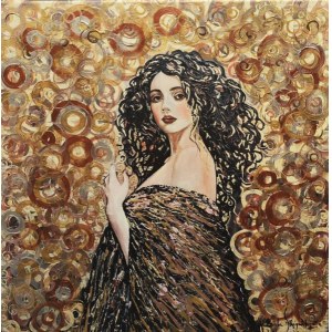 Mariola Swigulska ( 1961 ), Klimt's Golden Grace , 2025