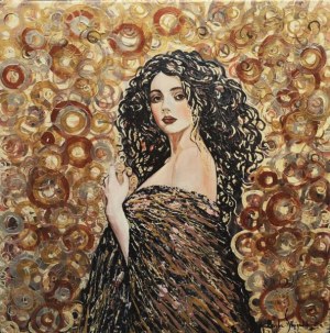 Mariola Swigulska ( 1961 ), Klimt's Golden Grace , 2025