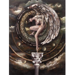 Kamila Kowalik ( 1975 ), Antique Angel in the Dark, 2023