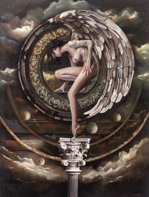 Kamila Kowalik ( 1975 ), Antique Angel in the Dark, 2023
