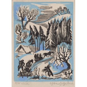 Bogna Krasnodębska-Gardowska (1900 Sosnowiec - 1986 ), Zima, 1935