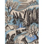 Bogna Krasnodębska-Gardowska (1900 Sosnowiec - 1986 ), Zima, 1935