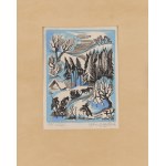 Bogna Krasnodębska-Gardowska (1900 Sosnowiec - 1986 ), Zima, 1935